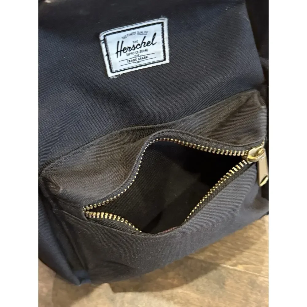 The Herschel Supply Co. Brand Unisex Mini Black Classic Backpack 11.5x9x5